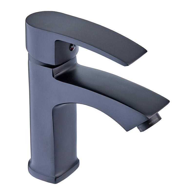 Змішувач для умивальника MIXXUS MAGNUM 001 (NUT) BLACK, чорний Харків - фото 1