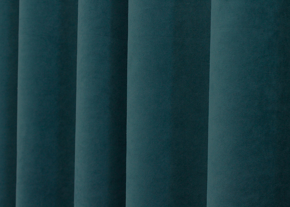 Комплект готових штор VR-Textil Мікровелюр Petek № 1506ш Лазурний 150х290 см 2 шт (33-0374) Київ - фото 8