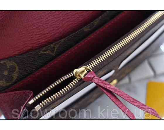 Женский вместительный кошелек ЛВ (60136) crimson Lux Киев
