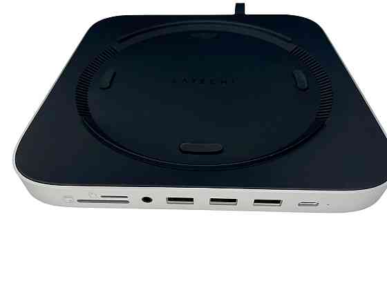 SATECHI док-станція для Mac mini, концентратор для M.2 SATA SSD, підставка для M1, M2, M2 Pro, Mac Studio, хаб З кришкою Київ