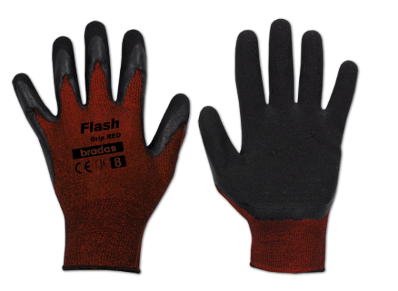 Рукавички захисні FLASH GRIP RED латекс, розмір 8, RWFGRD8 Київ