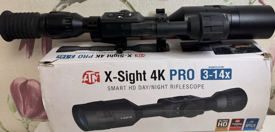 Цифровой прицел ночного видения ATN X-Sight 4K Pro 3-14x день/ночь. Харьков - изображение 3