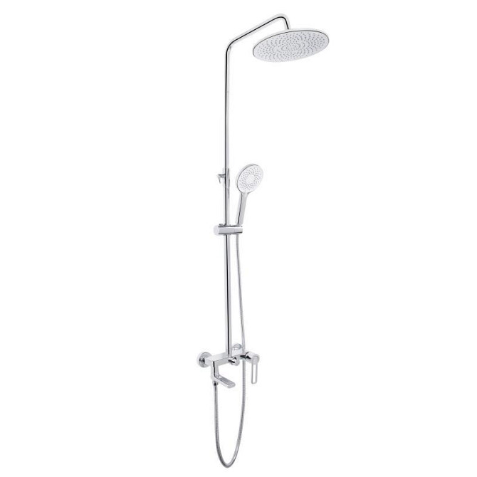 Душевая система из латуни Qtap Taurus на три потребителя (с изливом) QTTAU111CRM45665 Chrome Харьков - изображение 1
