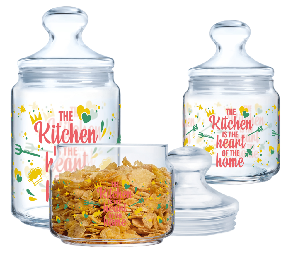 Набір банок Luminarc Club Heart Of Home, 3х0.5, 0.75, 1 л (7154828) Київ - фото 1