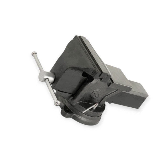 Тиски поворотные 200 мм 360 градусов, чугун, сьемные губки закаленая сталь, усиленные Мукачево - изображение 1