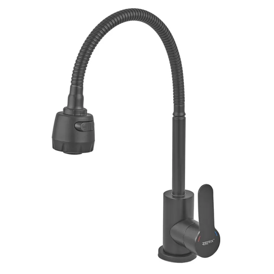 Змішувач для кухні Zerix DAX-011 Black Reflector з нерж. сталі SUS304   ( ZX4822 ) 34097 Харків