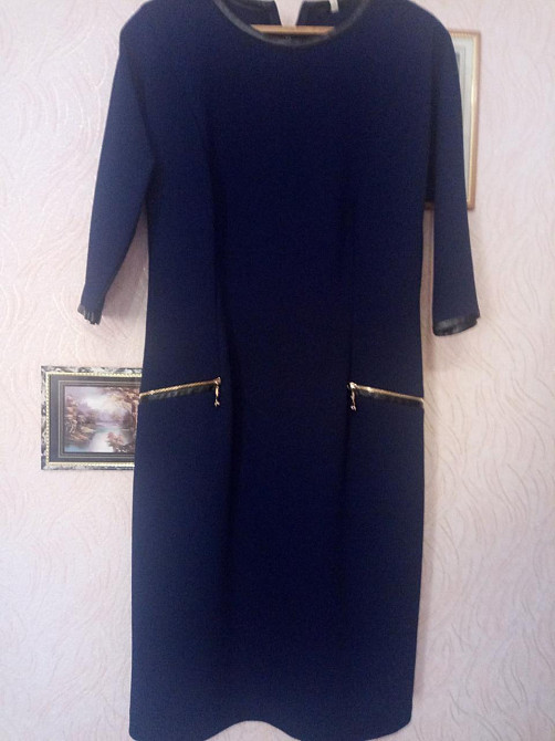 Жіноча сукня Б/У 48 синій Київ - фото 1