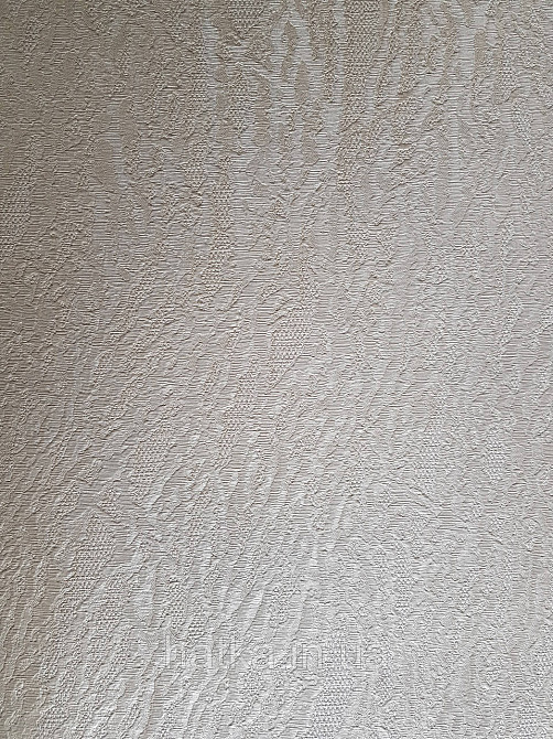 Шпалери метрові вінілові на флізелін Grandeco Poem під штукатурку баранець структурні молочні білі Київ - фото 2