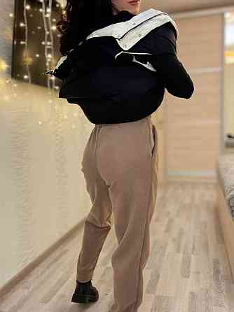 Женские утепленные брюки мом из вельвета на плотном флисе Мокко, 40/42 Одесса