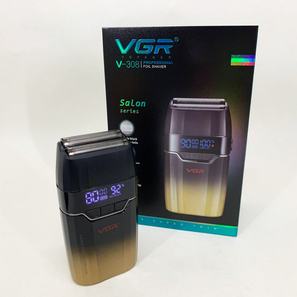 Мужская влагостойкая электробритва VGR V-308, Аккумуляторная машинка для стрижки, Бритвы электрические BH-62 Львов - изображение 8