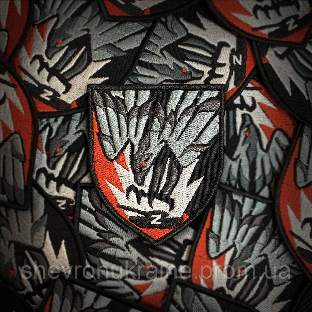 Шеврон Яструб (Форма щит. На липучці) Розмір 8x7см Київ - фото 1