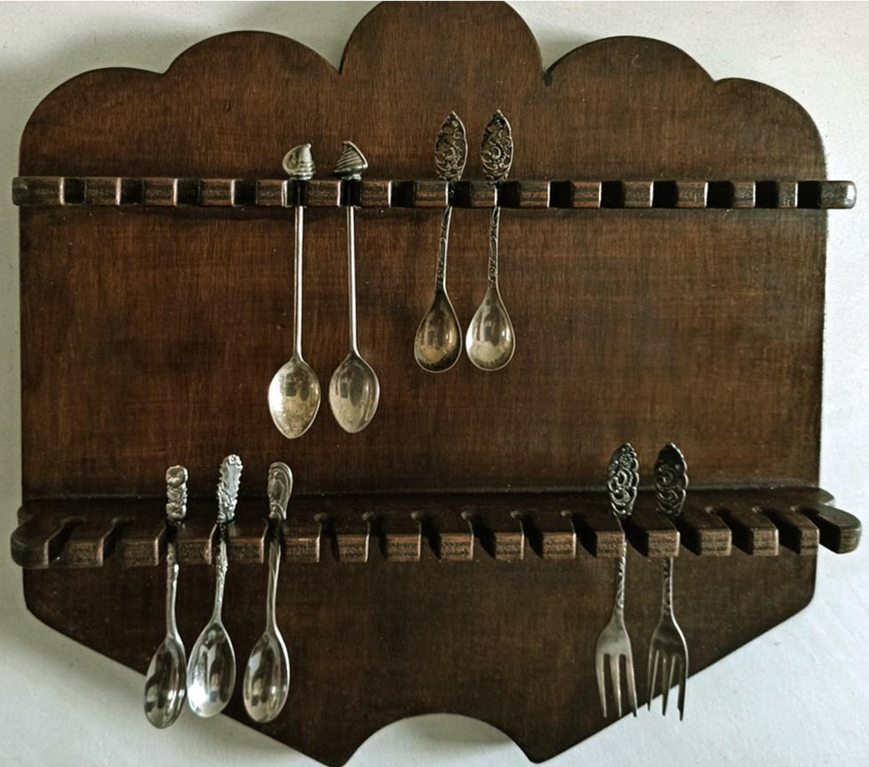 Полиця для колекції ложок "Вілмер" капучино Миколаїв - фото 1