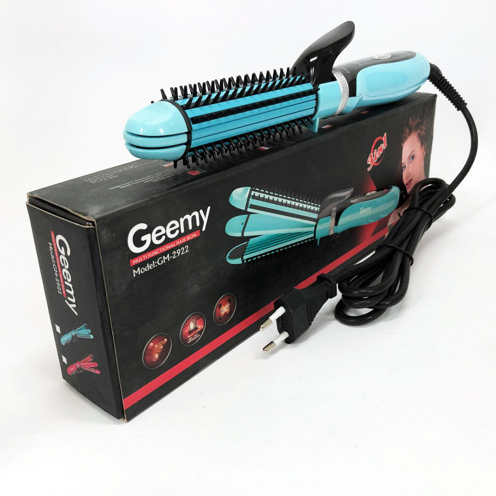 Плойка для волос с температурным режимом Gemei, Плойка-щипцы для прикорневого объема GX-49 Львов - изображение 12