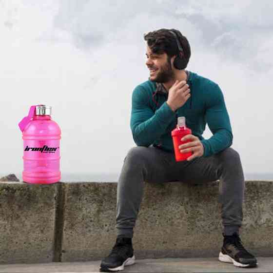 Бутылка для воды IronFlex Gallon Hydrator 1000 мл, Pink Луцк