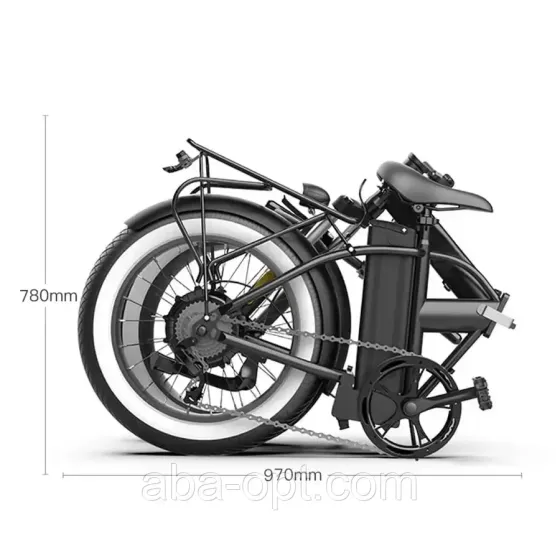 Электрофетбайк COSWHEEL F1 EBIKE 750W-48V-10Ah 18650 Li-ion шины 20«/20» купить дешево в Украине Одесса