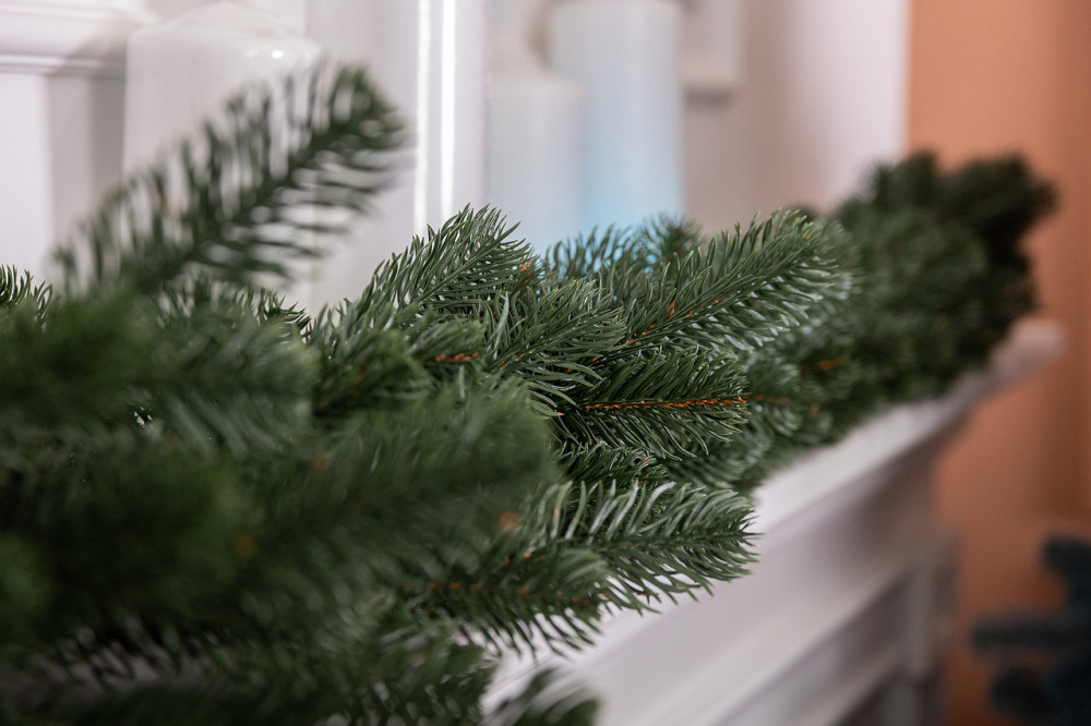 Хвойна лита гірлянда 2 м зелена гілки ялинки TD-BRNCHGR2 Київ - фото 2