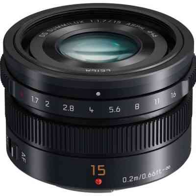 Объектив Panasonic Micro 4/3 Lens 15mm f/1.7 ASPH Black (H-X015E9-K) Винница