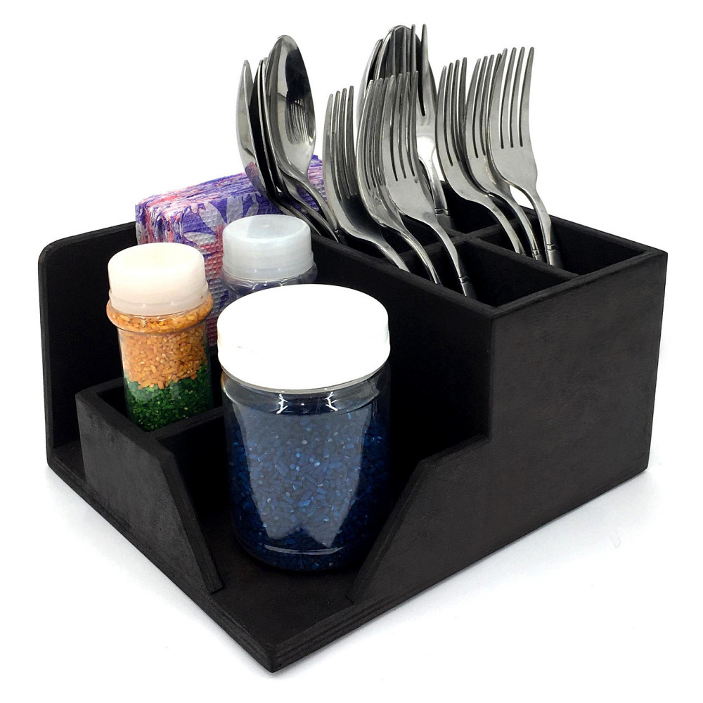 Підставка для столових приладів "Феста" венге Миколаїв - фото 1