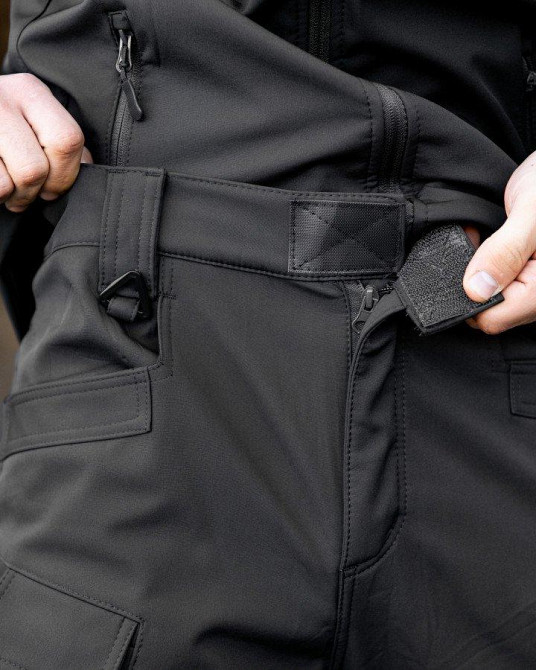 Міські тактичні штани MAXIMUS софтшел darck grey ПП7987 Одеса - фото 5