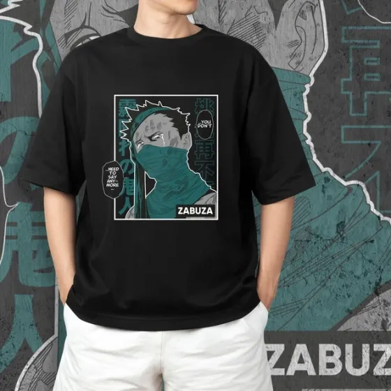 Футболка для подростка мальчика с принтом Наруто Забуза Размер 160 Anime10337 Днепр