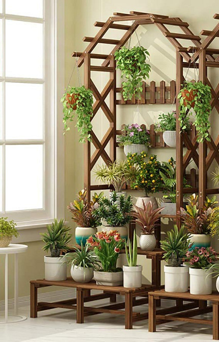 Підставка для квітів "Годомар 2х78" капучино Миколаїв - фото 2