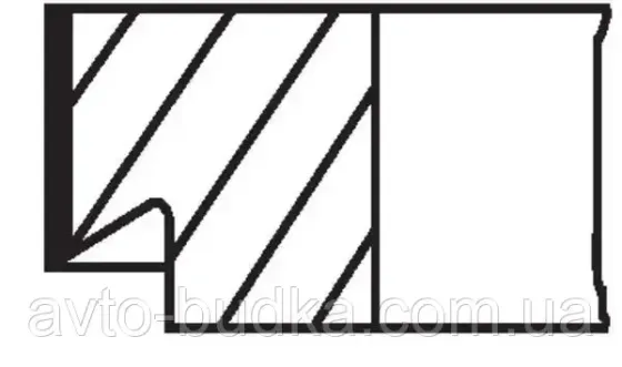 Кільця поршневі на Ford Escort IV Goetze 08-781107-00 Киев