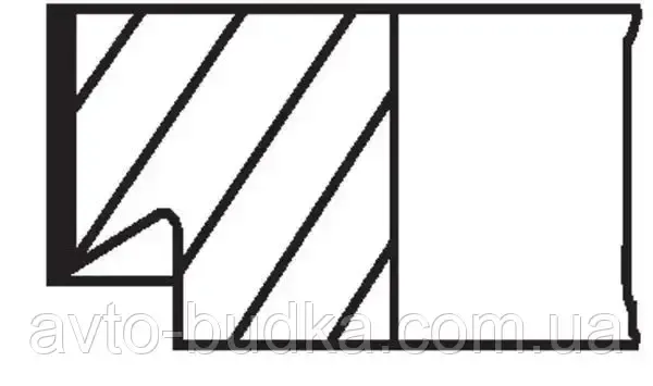 Кільця поршневі на Ford Escort IV Goetze 08-781107-00 Новый Роздол - изображение 1