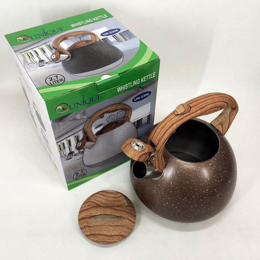 Чайники со свистком наплитные UN-5306, Хороший чайник со свистком Чайник для плиты с громким IT-31 Львов - изображение 2