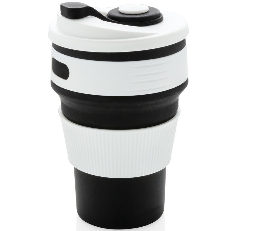 Чашка складна силіконова Collapsible 5332 350мл, чорна Винница - изображение 1