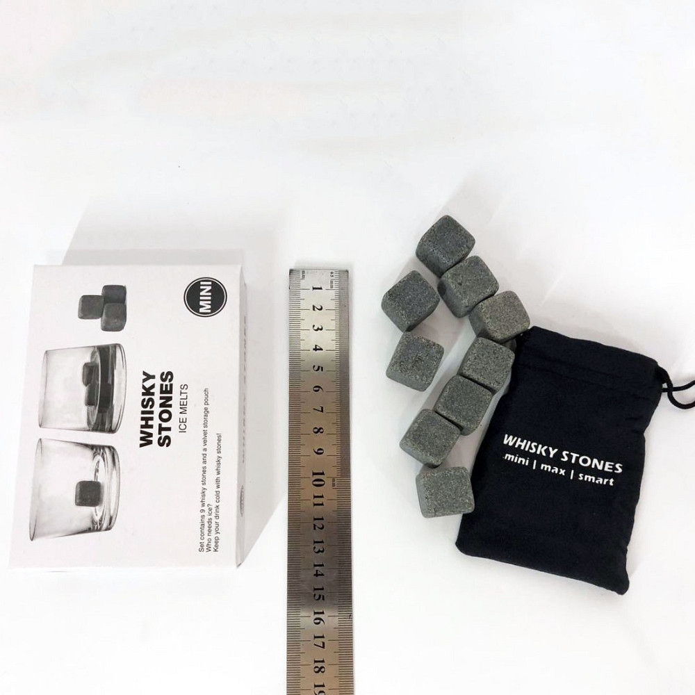Камни для виски Whiskey Stones из AM-728 стеатита (9шт) Киев - изображение 2