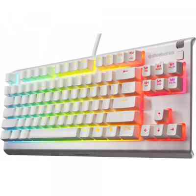 Клавиатура SteelSeries Apex 3 TKL USB UA White (64819) Винница
