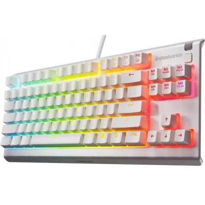 Клавиатура SteelSeries Apex 3 TKL USB UA White (64819) Винница - изображение 2