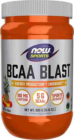 Аминокислоты NOW BCAA BLAST 600 GRAM (TROPICAL PUNCH Луцк