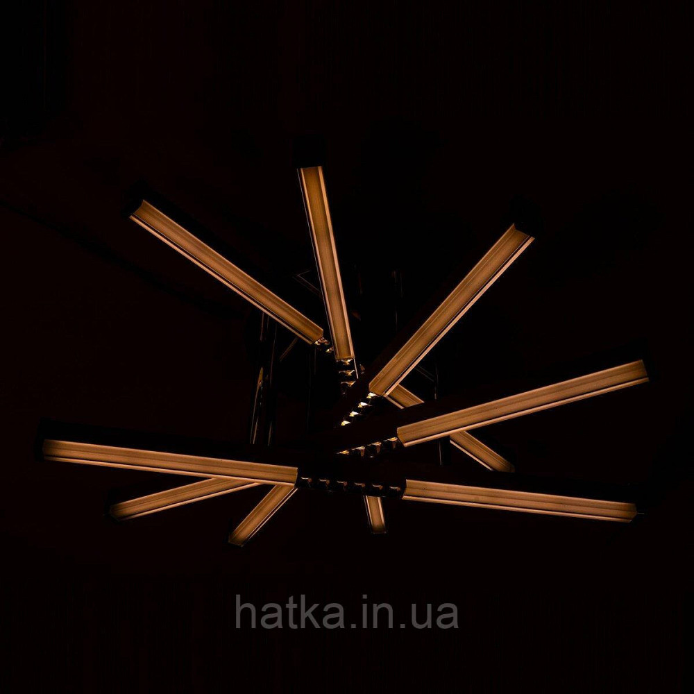 Люстра світлодіодна акрилова Sirius B YH839/5 WT+GD 65W Київ - фото 6