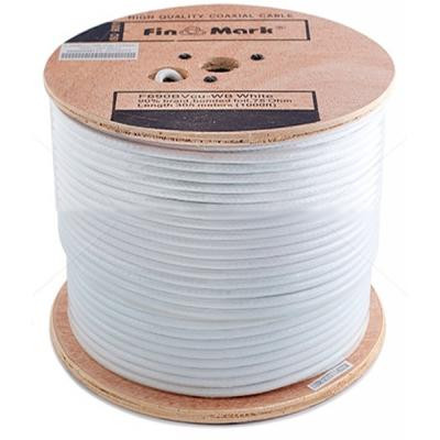 Кабель телевізійний FinMark RG-690, CU, double shielding, 100м (F690BVcu-WB_100_white) Вінниця - фото 2