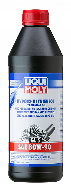LIQUI MOLY 4406 Hypoid-Getriebeöl SAE 80W-90 (GL5) — Гіпоїдна трансмісійна олива SAE 80W-90 GL-5 | Надійний захист редукторів, диф Ковель - фото 1