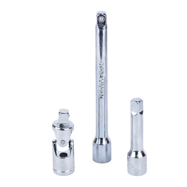 Набір інструменту 1/4" 39 шт, 4-12 мм з тріщ., подовжує., кардан, отв.-вороток, біти Мукачево - фото 9