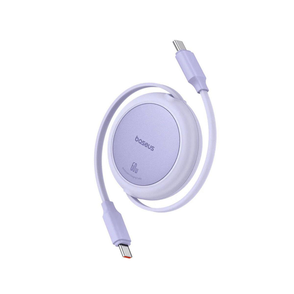 Кабель Baseus Free2Pull Mini Charging Cable USB-C to USB-C 60W 1m Nebula Purple P10364500511-01 Одеса - фото 3