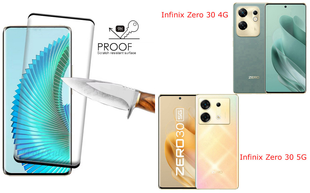 Захисне скло HyperGlass Pro для Infinix Zero 30 4G, Zero 30 5G – максимальна чутливість та захист Київ - фото 2