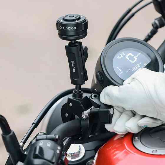 Кріплення телефону на мотоцикл посилене з шарніром для чохла O-LOCK Ulanzi M008 Київ