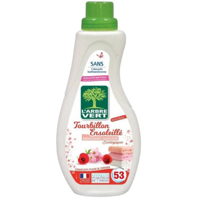 Кондиціонер для білизни L&apos;Arbre Vert пом&apos;якшувач Сонячний вітер 800 мл (3450601028670) Вінниця - фото 1