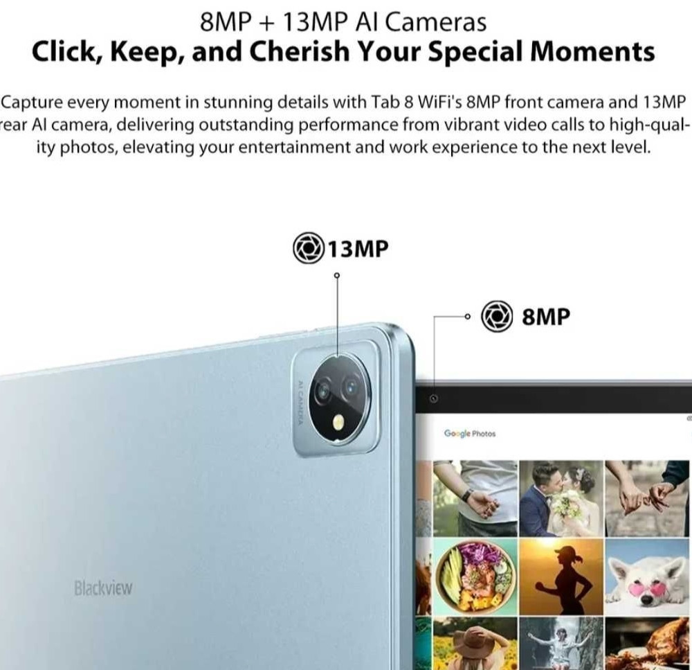 Планшет Blackview TAB 8 Wi-Fi 10.1 4G 4/64Gb. Grey Киев - изображение 4