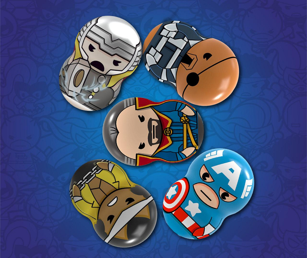 Магнітні фігурки з лончером у пакеті 2шт Marvel Wooblies (6634809) Київ - фото 5