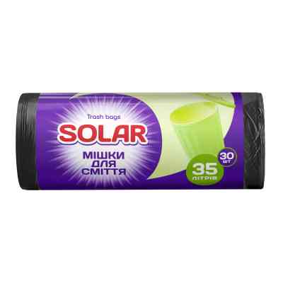 Пакеты для мусора Solar Household 35 л 30 шт. (4820269930032) Винница
