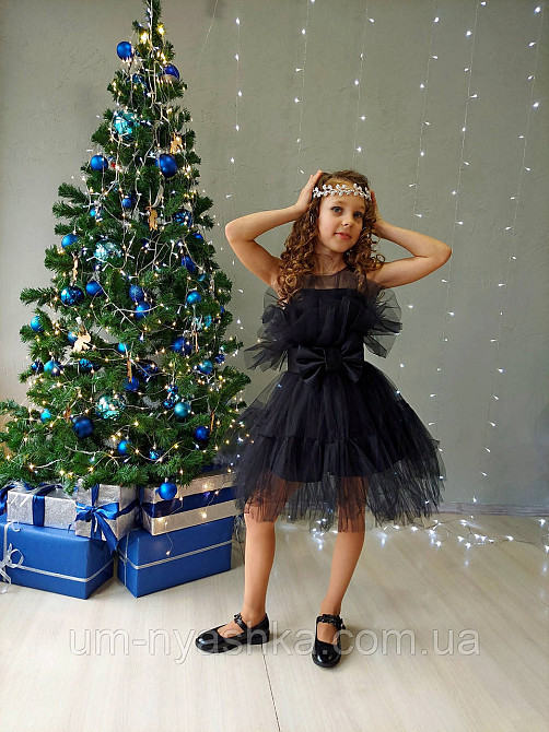 Черное нарядное платье на девочку Уэнсдэй Кривой Рог - изображение 3