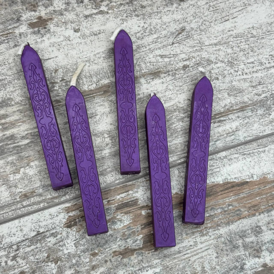 Сургучные свечи с фитилем для печатей 5 шт, декоративный воск для скрапбукинга и подарков Киев