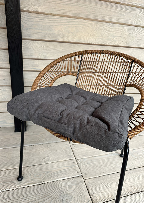 Подушка для стільців (50x50х8 см) Decorator Sawana колір сірий 84-129 Київ - фото 2