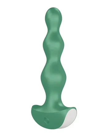 Анальний стимулятор-намистини з двома моторами Satisfyer Lolli-Plug 2 Green Львів