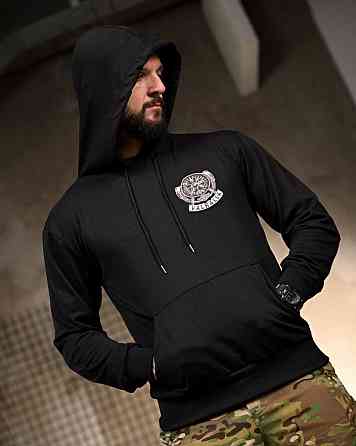 Милитари Худи Valhalla black РП7411 Одесса