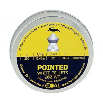 Пульки Coal Pointed 5,5 мм 200 шт/уп (200WPP55) Вінниця - фото 1